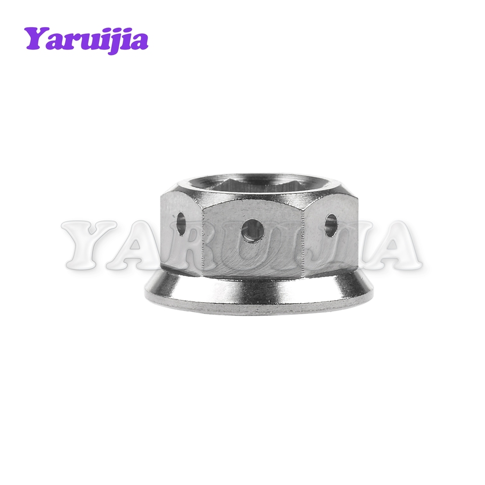 

Титановые болты Yaruijia M6/M8x10 ~ 60 мм Pitch1.0/1,25, фланцевые внутренние и внешние шестигранные винты для мотоциклетного дискового тормоза, сменные