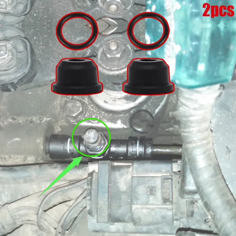 

2 комплекта, новый для Audi Fiat Peugeot Citroen Skoda Seat VW, автомобильное сцепление, уплотнение трубы главного цилиндра, ремонт, черная резина, новинка
