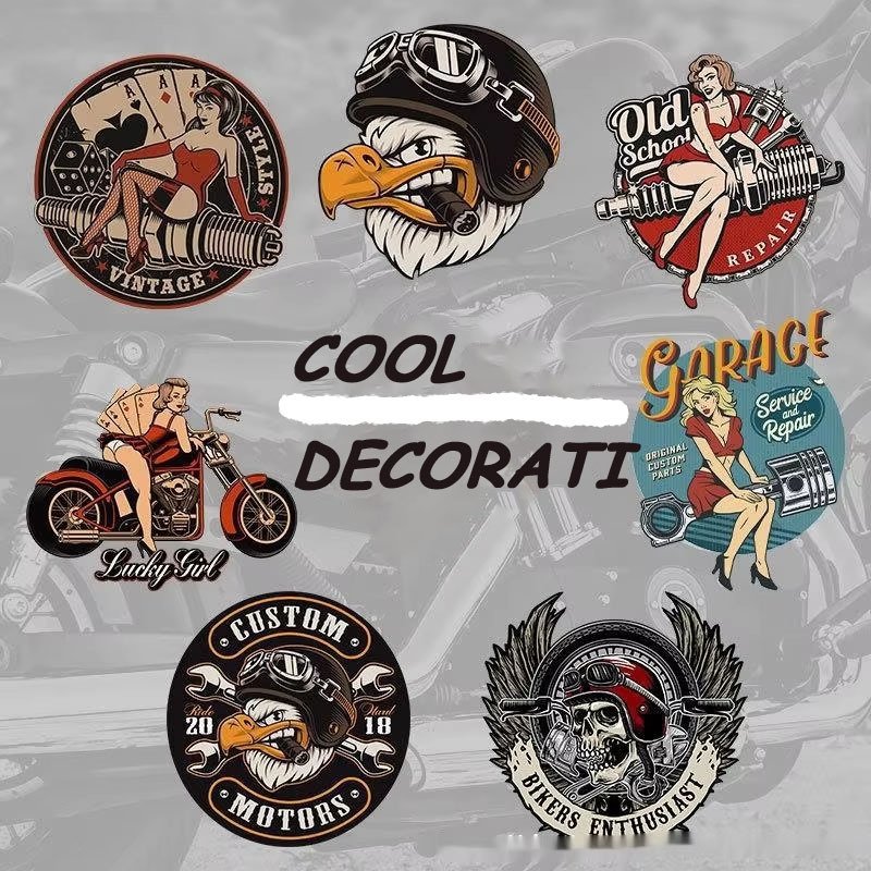 

Ретро Наклейки Harley Davidson Для Топливного Бака, Кузов Электромобиля, Мотоциклетный Шлем