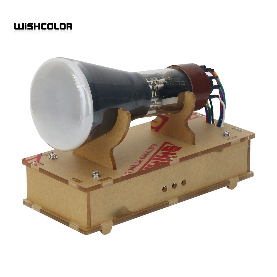 

Улучшенный осциллограф Wishcolor Φ 7SJ32J + плата драйвера 30 + комбинации трубчатых часов ручной работы, электронные творческие часы «сделай сам»
