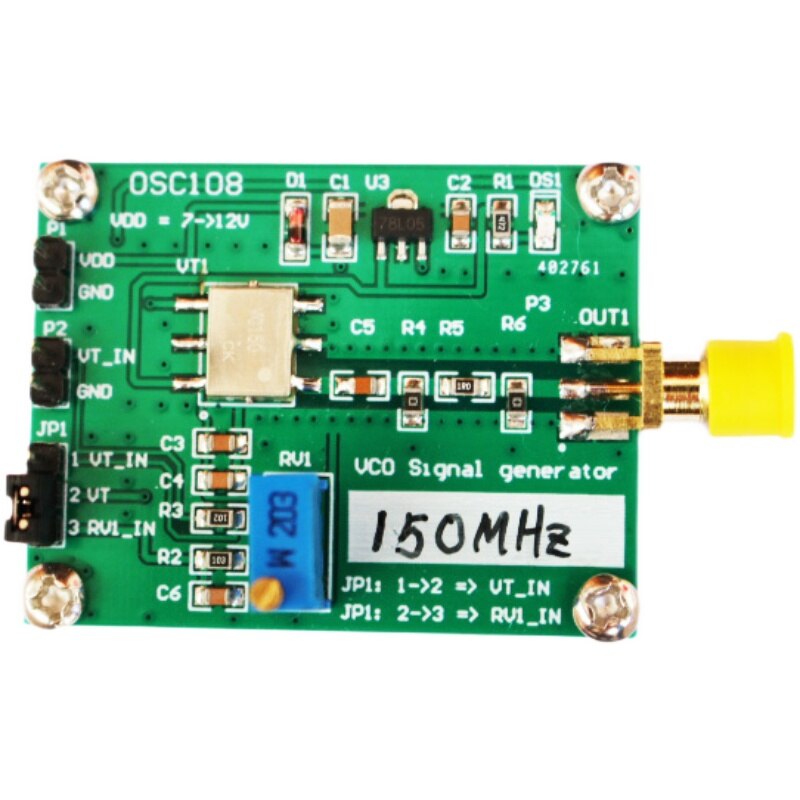 

RF микроволновой VCO генератор напряжения 150 МГц
