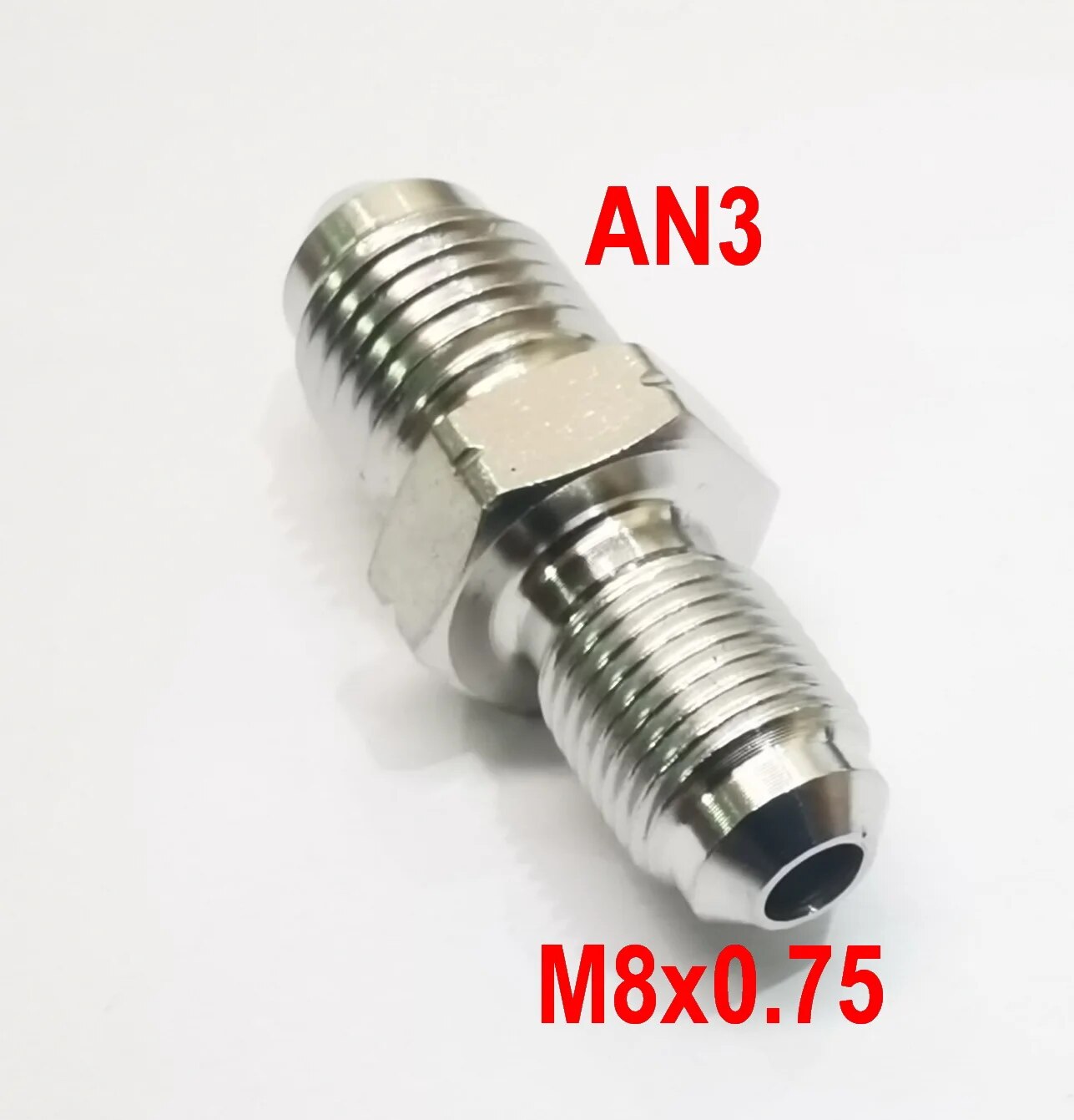 

Нержавеющий AN3 3/8-24unf Male к M8X0.75 Male тормозной адаптер