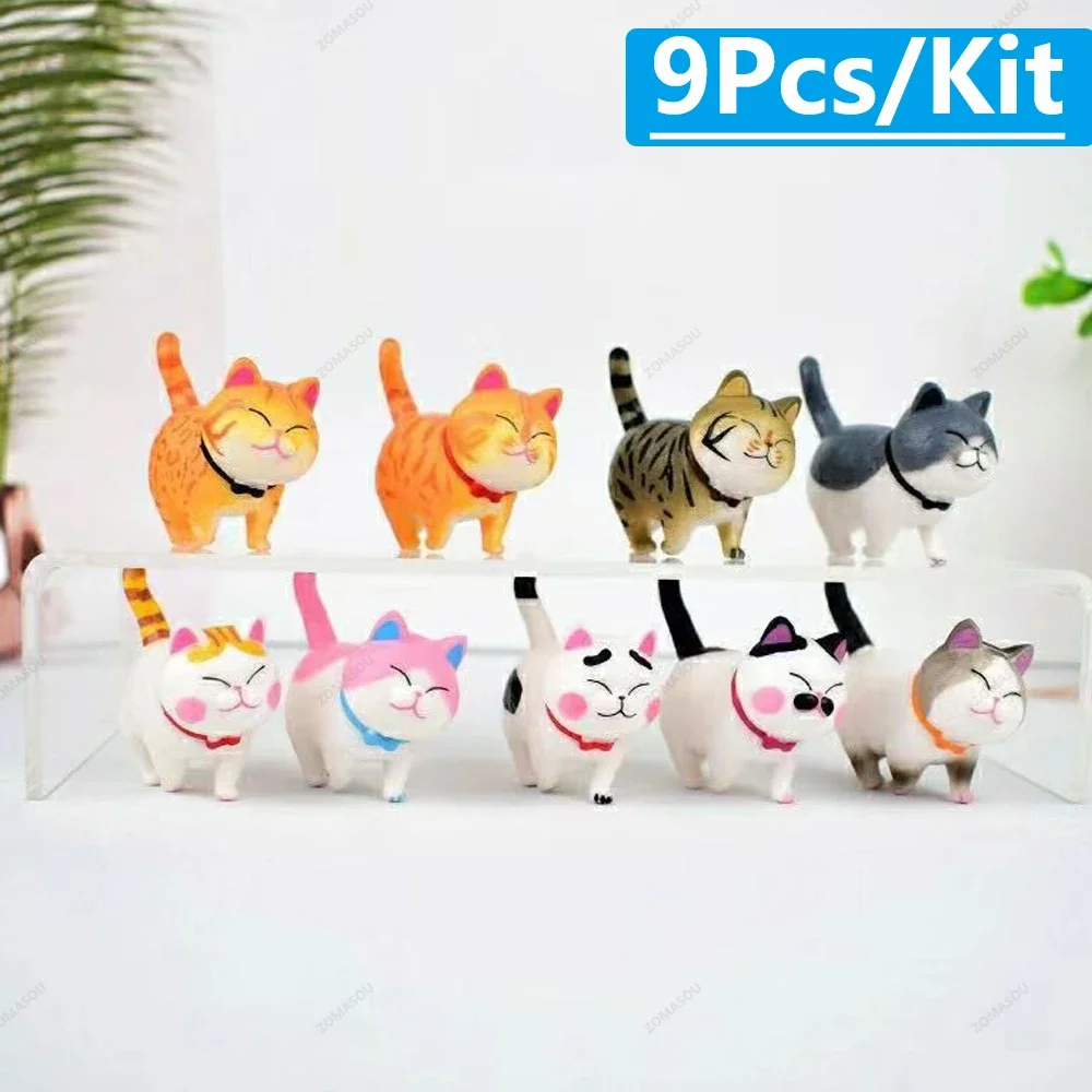 

Миниатюрные фигурки котов из ПВХ