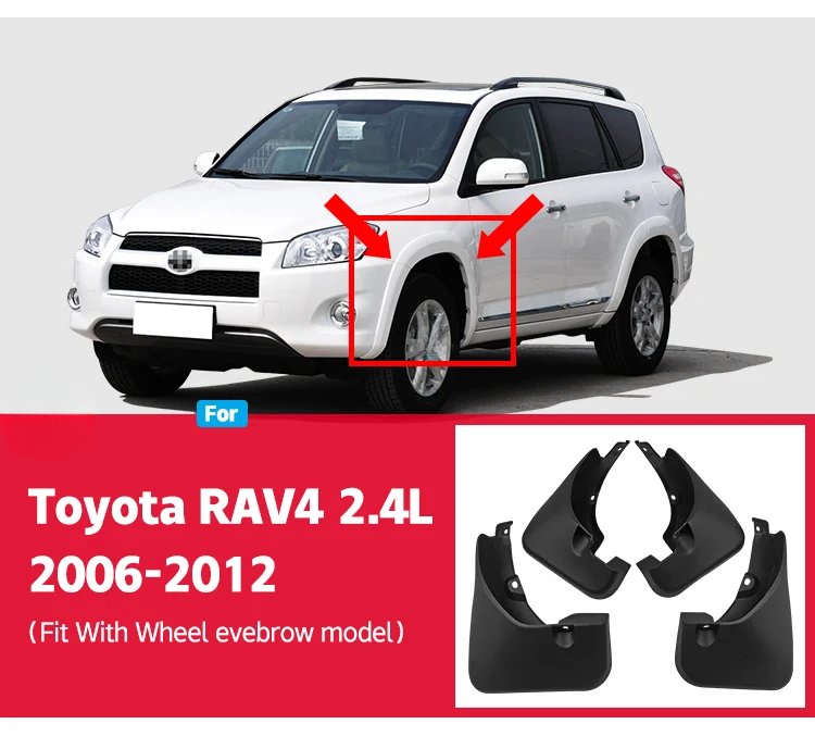 

Брызговики для Toyota RAV4 2006-2012, XA30