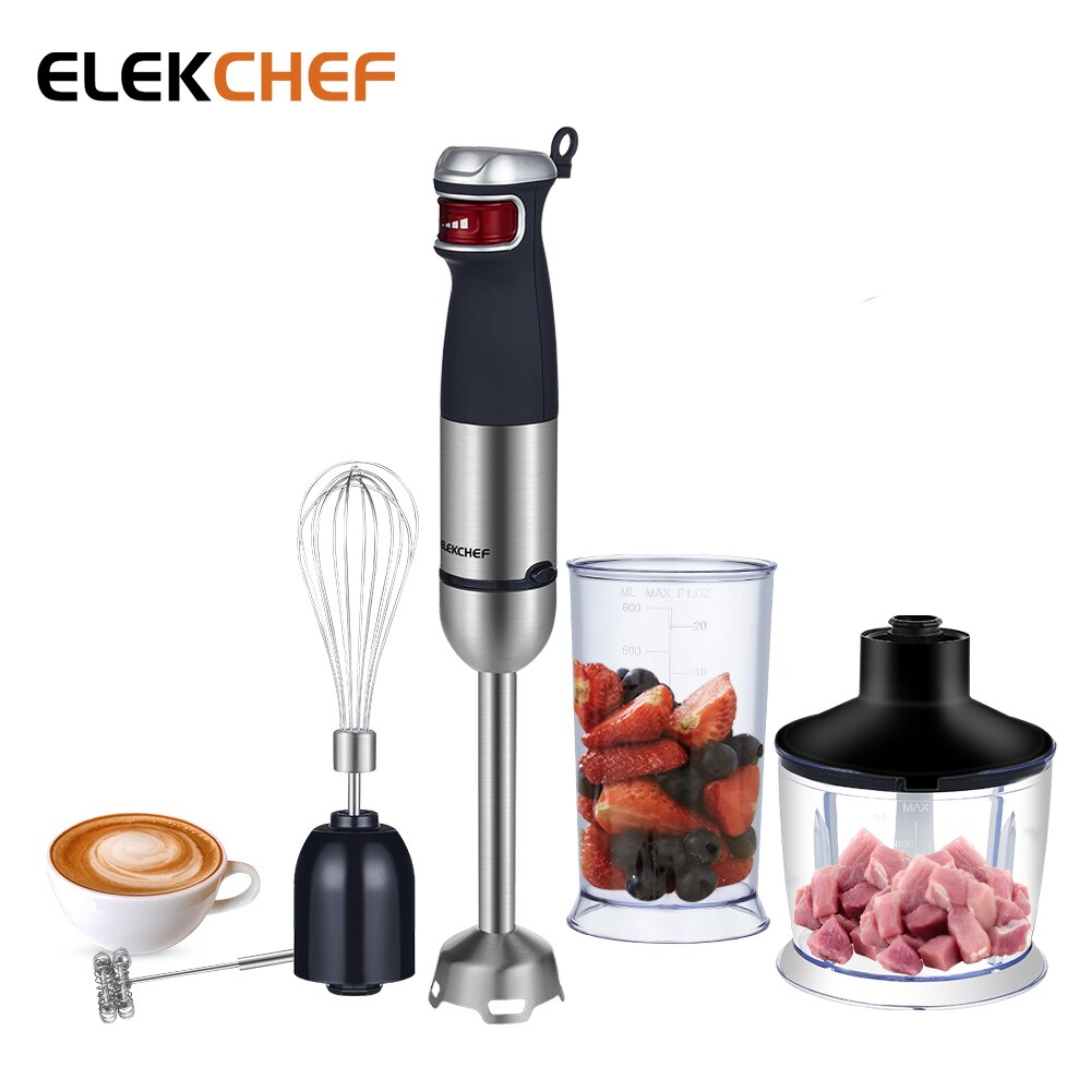 

BioloMix от ELEKCHEF 5 в 1 Электрический ручной блендер Многофункциональный кухонный комбайн 1200 Вт Измельчитель