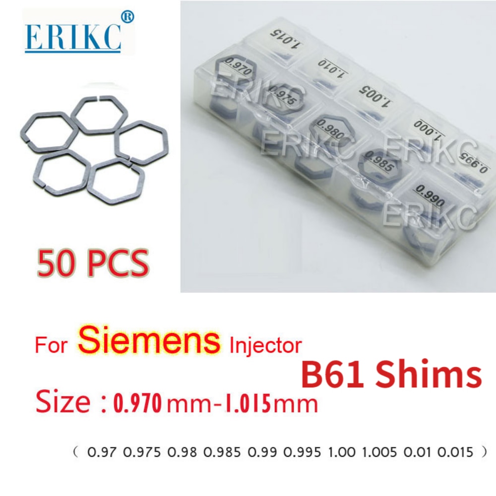 

Shim B61, точность 0,005 мм, размер 0,970-1,015 мм для инжекторов Siemens
