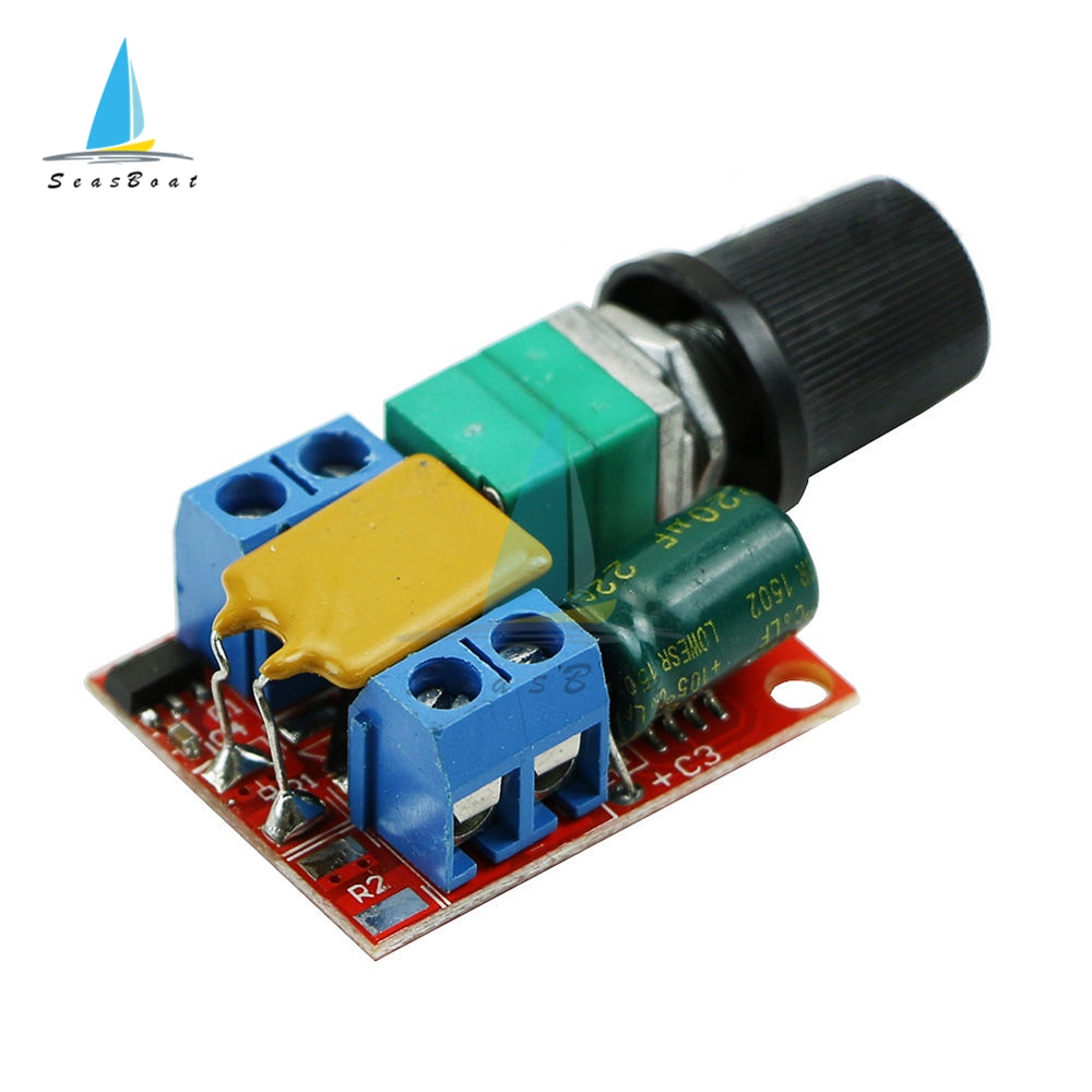 

Регулятор скорости двигателя Mini DC Motor PWM Speed Controller Module