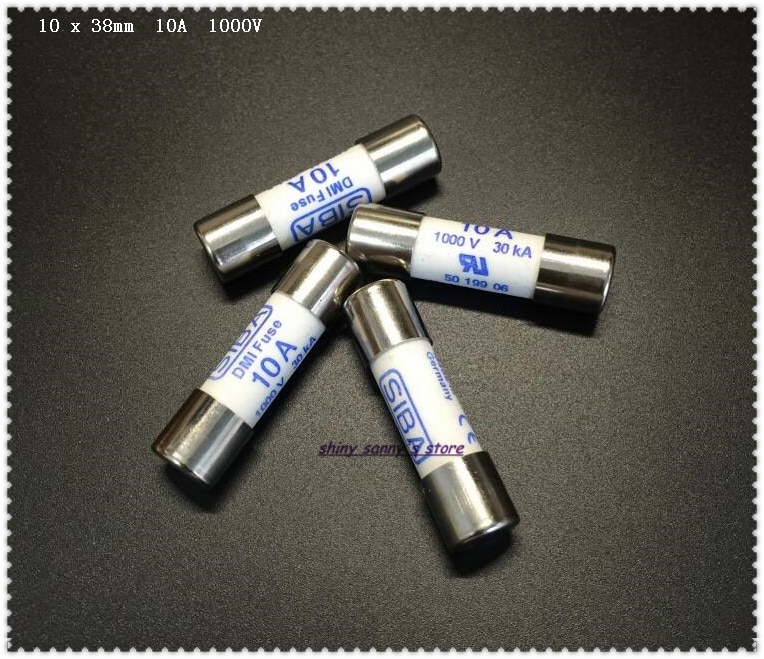 

5-15 шт./лот 10x38 мм 10Amp 10A 1000 В 30KA SIBA керамический предохранитель DMI-Fuse для мультиметра совершенно новый