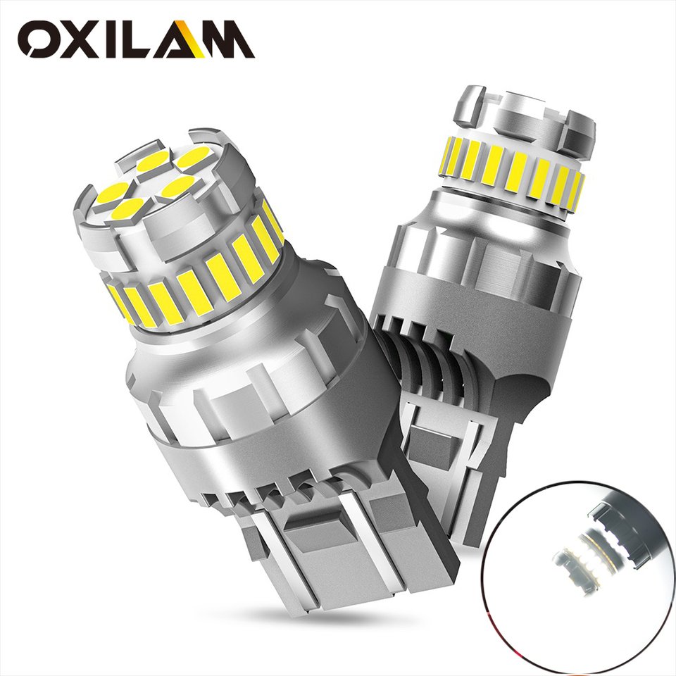 

OXILAM 2 шт. T20 7443 LED Canbus 7440 LED W21/5W W21W Светодиодная лампа резервного заднего хода стоп-сигнала дневные ходовые огни для VW Polo Passat
