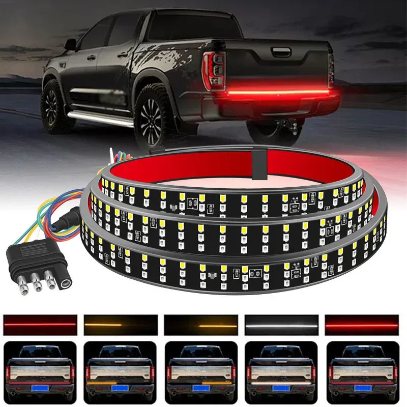 

432LED 48/60 дюйма, задняя дверь для грузовика, фонарь, 12 В, 5 функций, фонарь торможения, фонарь поворота, фонарь заднего хода, водонепроницаемый