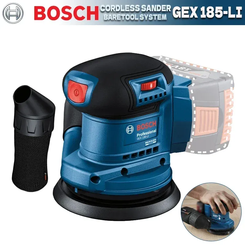 

BOSCH GEX 185-LI Аккумуляторная шлифовальная машина