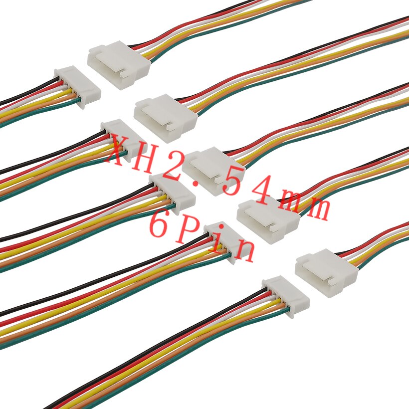 

JST XH2.54 6-контактный разъем 20 см 26AWG