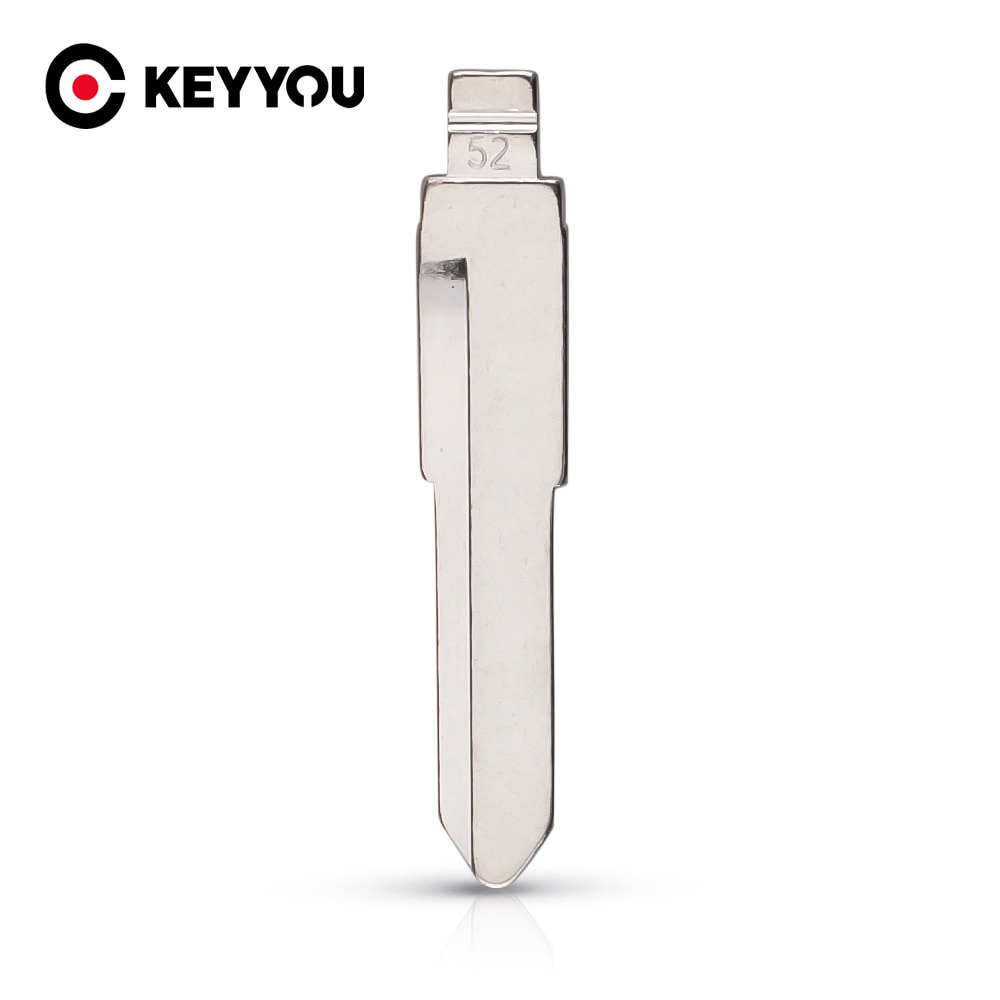

KEYYOU, металлическая пустая НЕОБРАБОТАННАЯ флип-модель KD полотно дистанционного ключа Type #52 для Suzuki Swift NO. Лезвие 52