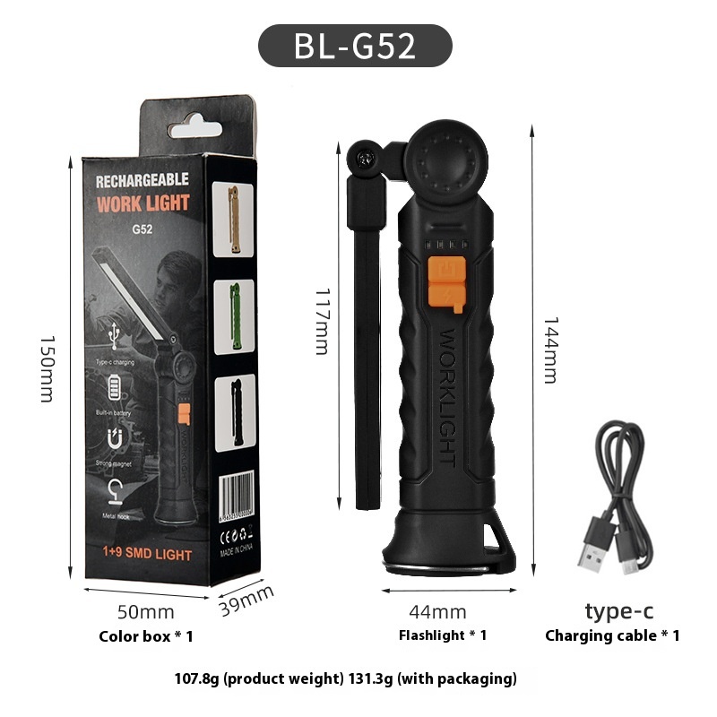 

E－SMARTER USB-C Фонарик 450LM