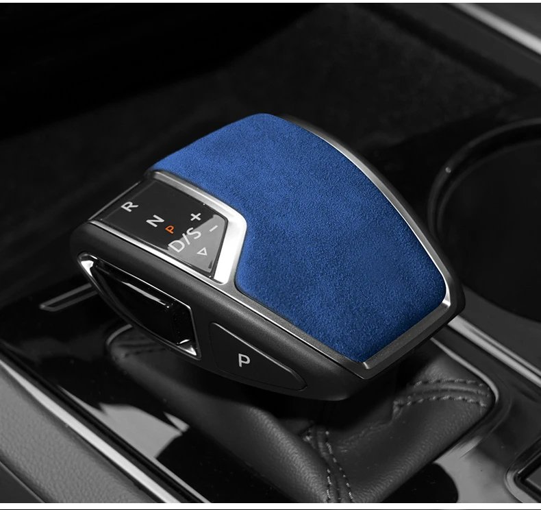

Для Volkswagen Touareg 2019 2020 2021 2022 2023, замшевая автомобильная ручка переключения передач, наклейка, авто, центральная консоль, аксессуары для интерьера