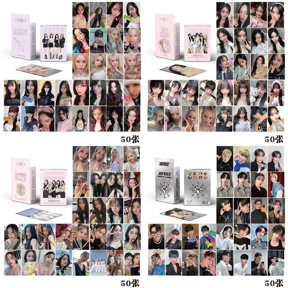 

Фотокарты Idol Group ZB1 GIDLE ITZY NMIXX