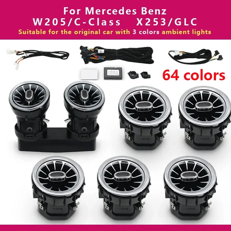 

Для Mercedes-Benz 3/64, цветовая модель, вентиляционные отверстия W205