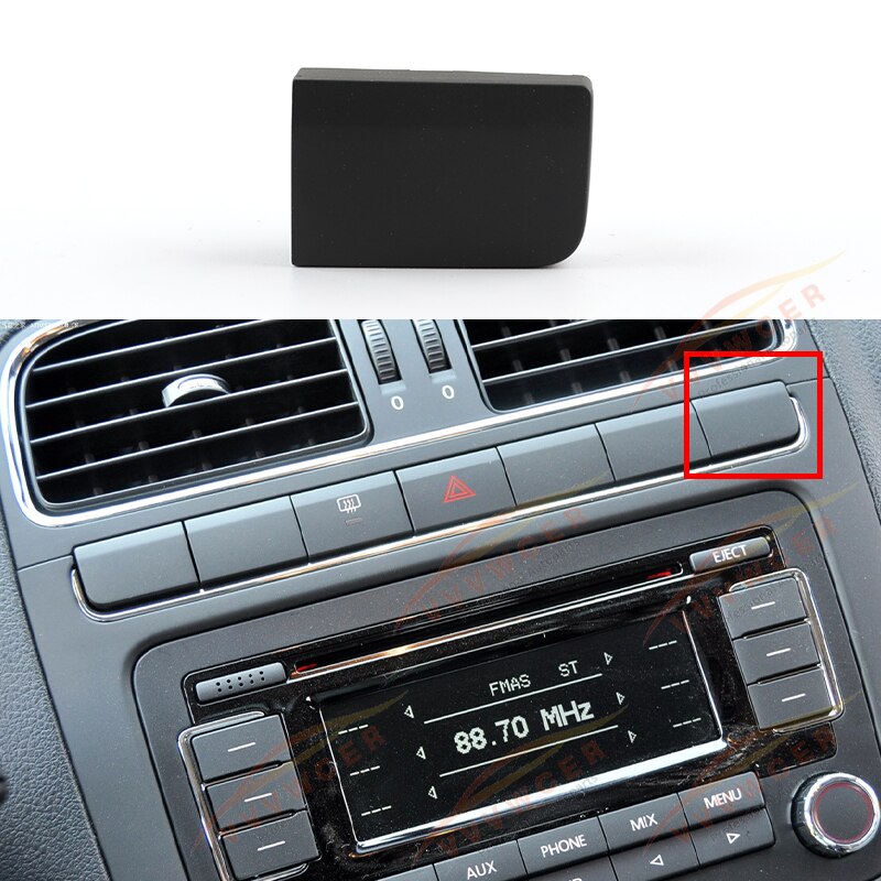 

Крышка кнопки переключателя центральной консоли для VW POLO 2011-2013, аксессуары для салона автомобиля, кнопка нагрева Заднего ветрового стекла/аварисветильник