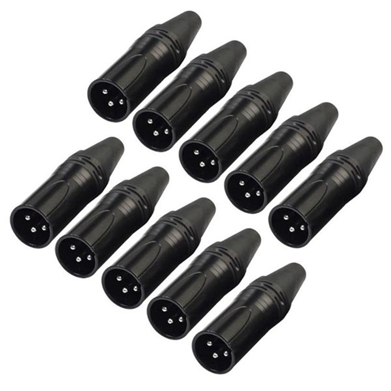 

XLR разъем для микрофонного кабеля, 10 шт