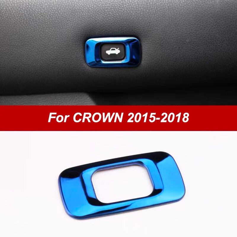 

Для Toyota Crown 2015-2018 кнопки переключателя задней двери багажника клейкая отделка Аксессуары для модификации интерьера автомобиля