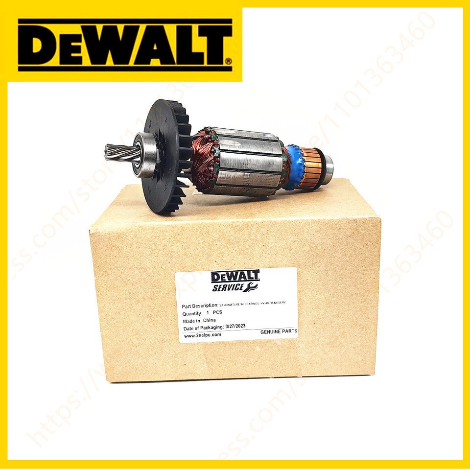

Ротор Якорный Dewalt для DWE560, DWE550, DWE561, DWE565, N178804, 220-230 В, аксессуары для электроинструментов