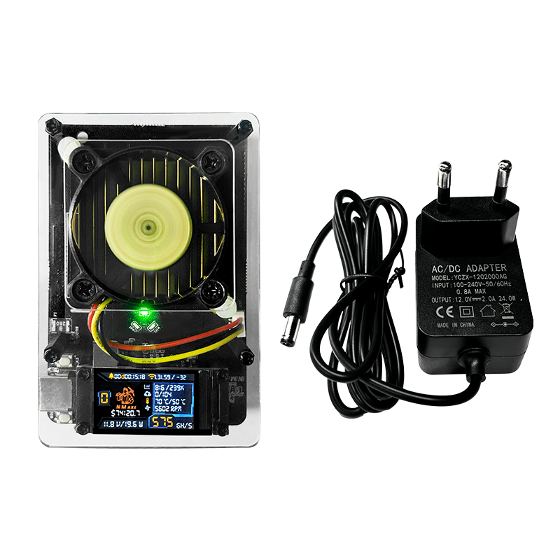 

NMAxe Bitaxe BTC NMMiner Официальный Ultra BM1366 ASIC Solo Lottery Miner 500GH/s OpenSource Бесшумное домашнее использование с полноцветным дисплеем