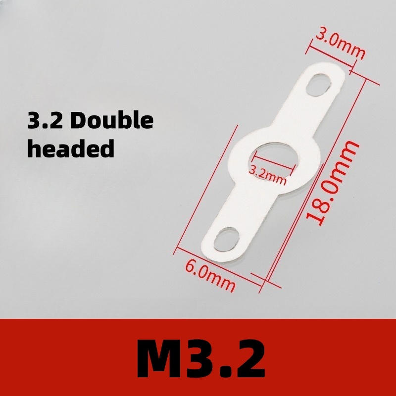 

Посеребренные медные паяльные клеммы с двойной головкой M2.2-M4.2