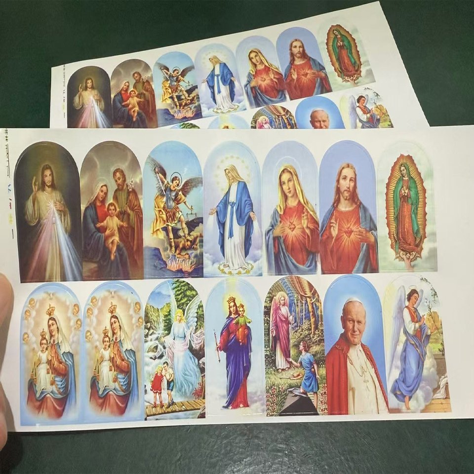 

Наклейки с изображением Иисуса, 42-54 шт