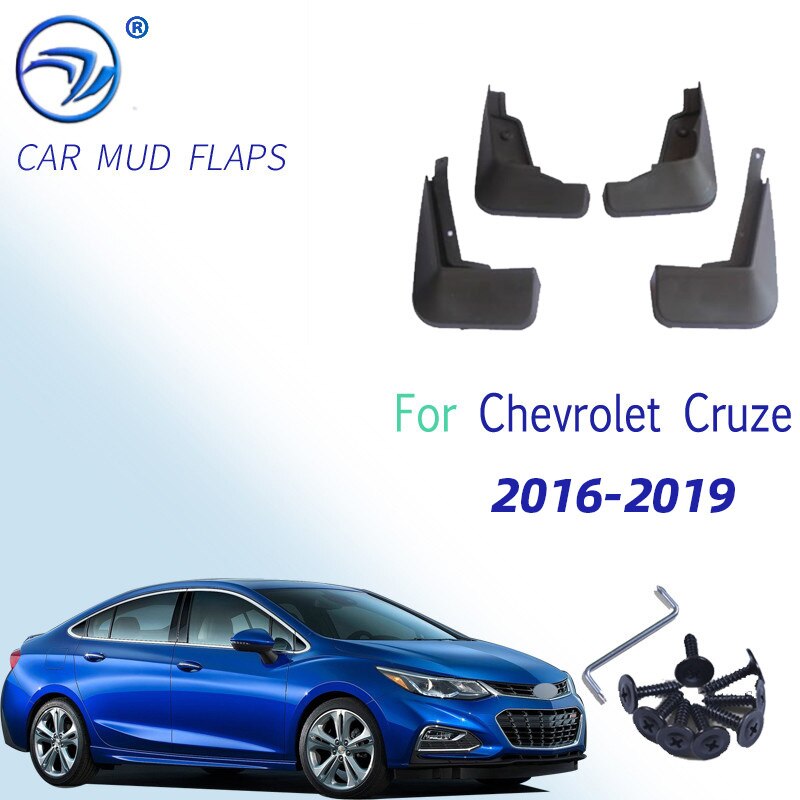 

Брызговики для Chevrolet Cruze Sedan 2016 2017 2018 2019
