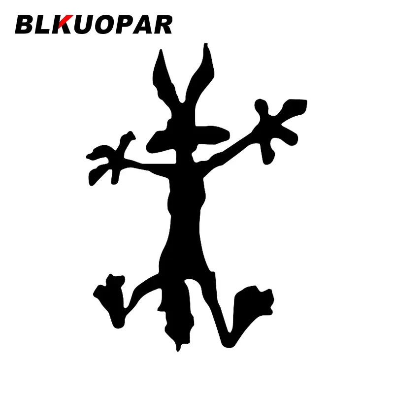 

BLKUOPAR Wile Coyote силуэт автомобильные наклейки высечка водостойкая лобовое стекло скейтборд мультяшные животные забавная графика наклейки для автофургона
