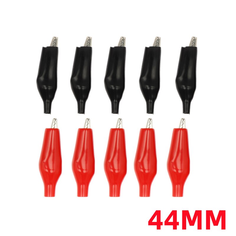 

Тестовые зажимы аллигатор 10 шт., черные, красные