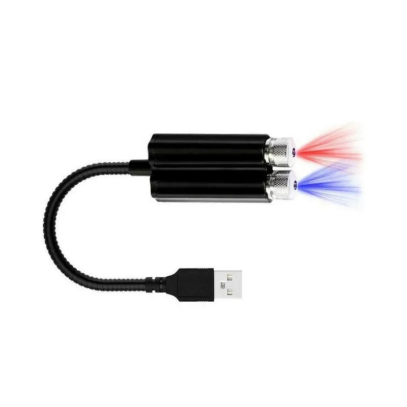 

Babysbreath USB Атмосферный свет Светодиодные внутренние декоративные светильники Мини-автомобиль окружающее освещение Крыша автомобиля звездная атмосфера светло-голубой