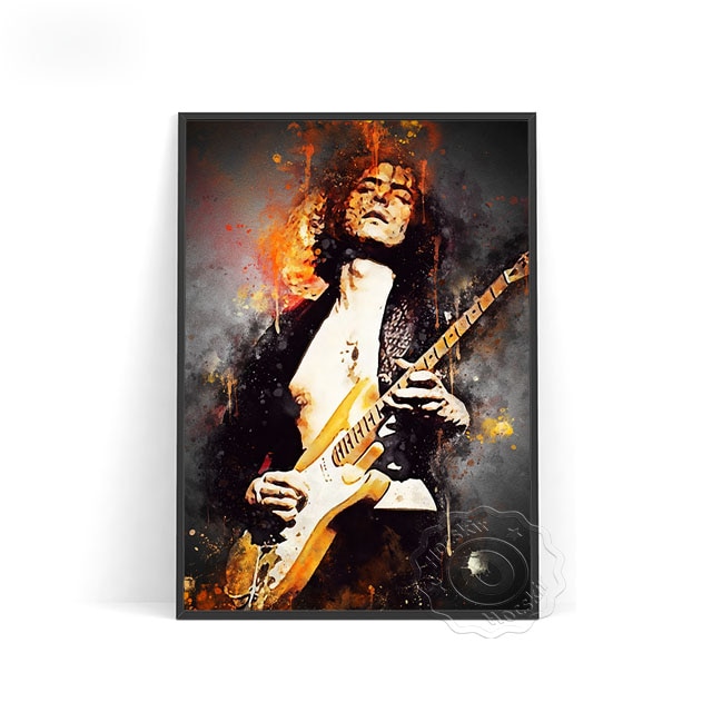 

Ritchie Blackmore арт-постер на холсте Hocskir