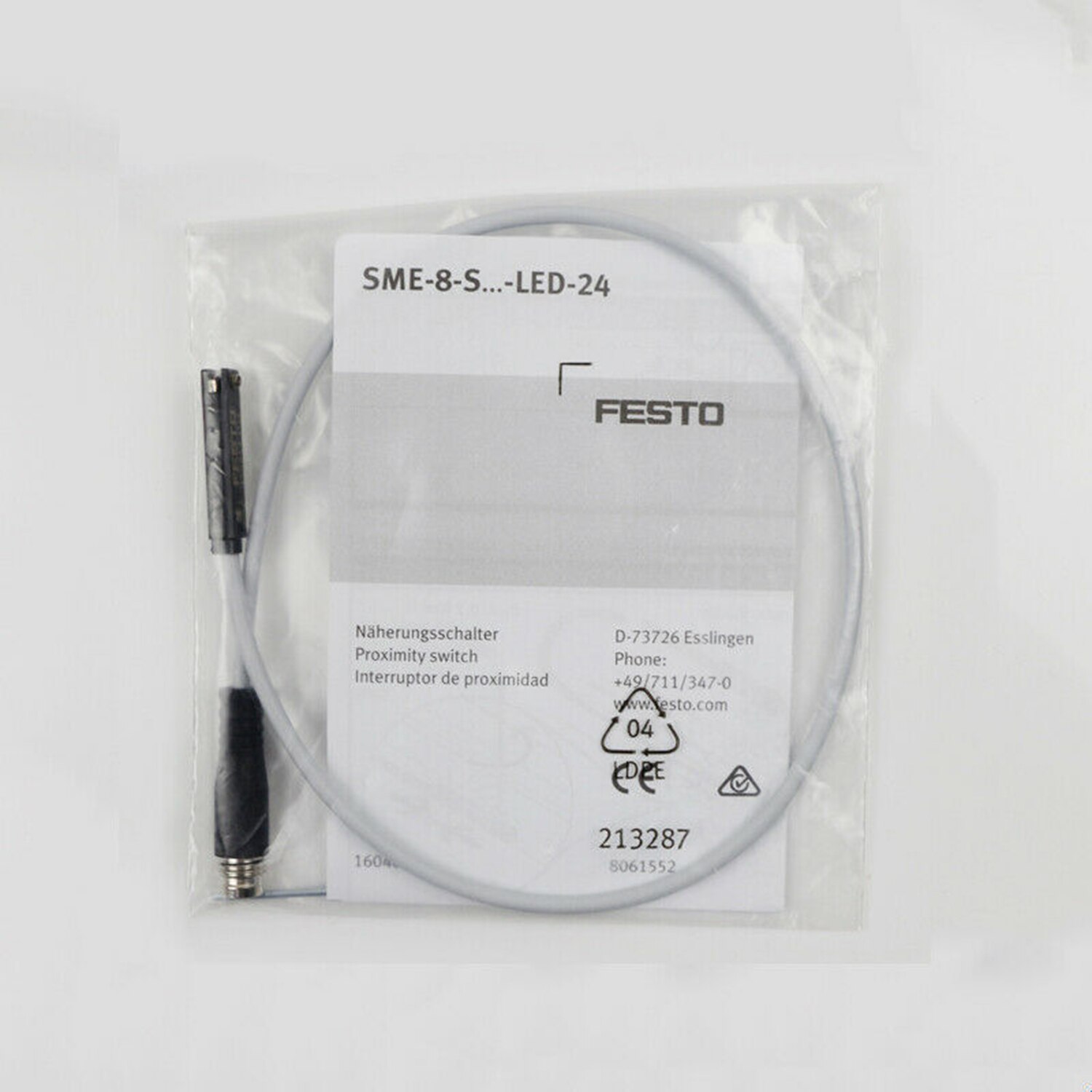

Сенсорный выключатель FESTO SME-8-S-LED-24 150857 новый.