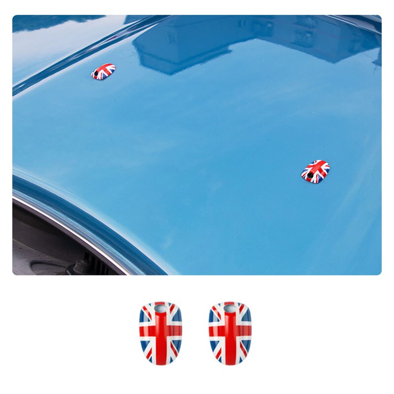 

Крышка сопла стеклоочистителя Union Jack для MINI Cooper S One Countryman Clubman F54 F55 F57 F56 F60 2015-2022, аксессуары