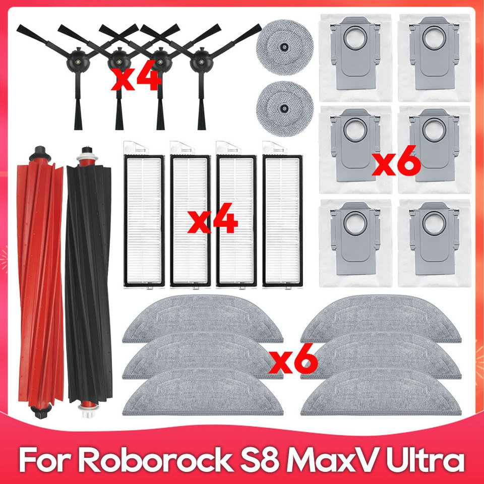

Запчасти для робота-пылесоса Roborock S8 MaxV Ultra