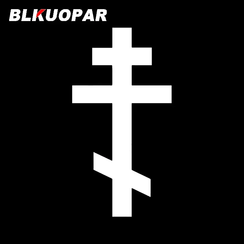 

BLKUOPAR креативные ортославные наклейки для автомобиля с крестом, наклейка на кондиционер, автомобильные аксессуары, индивидуальная графика, креативный забавный стиль