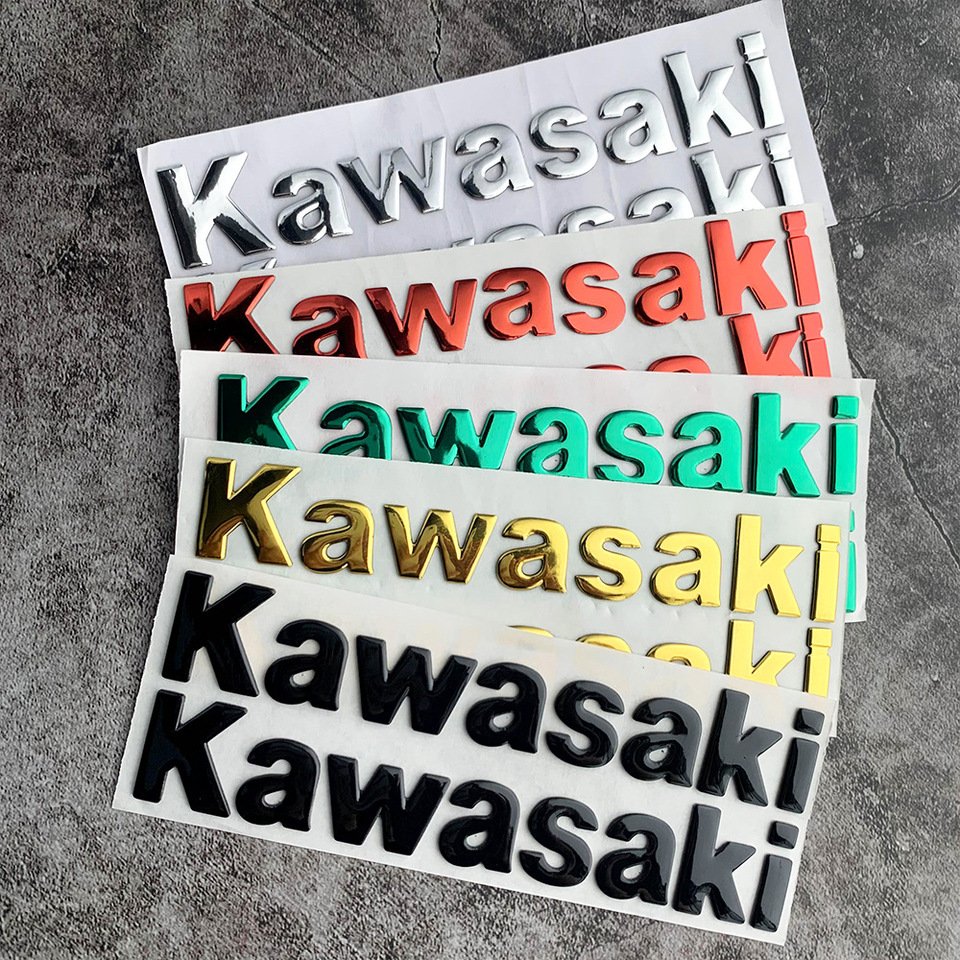 

2 шт./компл. 3D мотоцикл Kawasaki логотип наклейки эмблема значок наклейки бак колесо для Kawasaki NINJA Z800 Z900 Z650