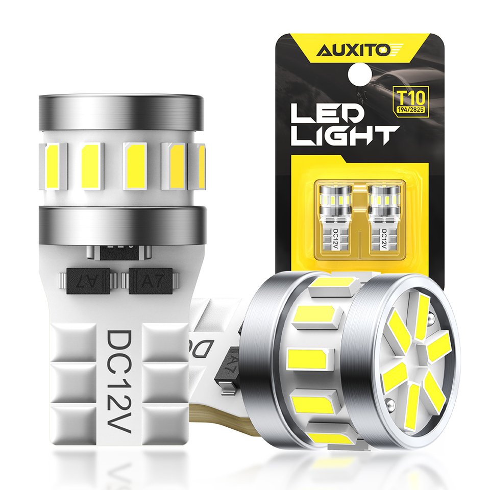

AUXITO 2 шт. T10 светодиодный светильник W5W Canbus без ошибок светодиодный T10 168 194 6500K салон автомобиля чтение двери багажник освещение номерного знака 12 В