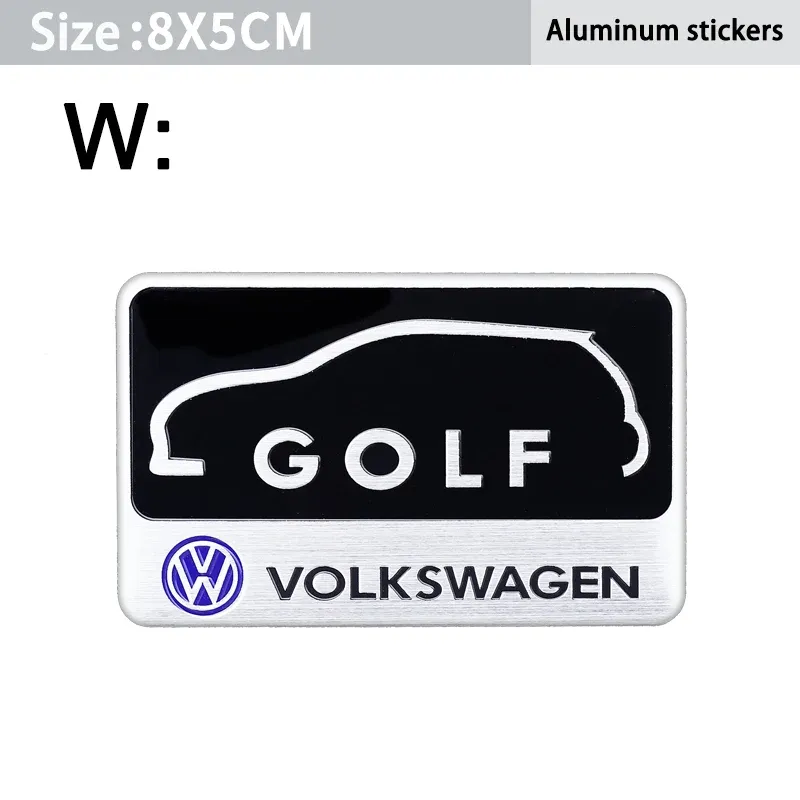 

1 шт. автомобильный Стайлинг, наклейка из алюминиевого сплава для Volkswagen GTI R-Line R Polo Golf Passat Scirocco Jetta Beetle Tiguan Arteon