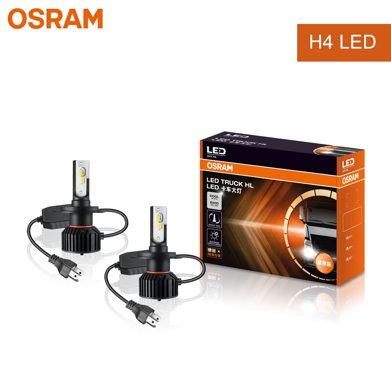 

OSRAM 24 В Светодиодные Лампы Для Фар Грузовиков H1 H4 H7 90 Вт 6500 К Супер Яркие Холодные Белые Пары Для Автомобилей И Груз...