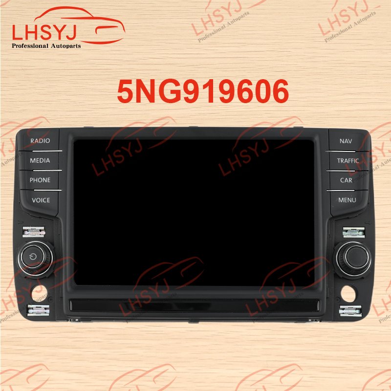 

OEM 5NG 919606 8-дюймовый экран медиа-дисплея SAT NAV подходит для VW Golf Mk7 Golf 7 Passat B8 Tiguan MK2, механическая кнопка 5NG 919 606