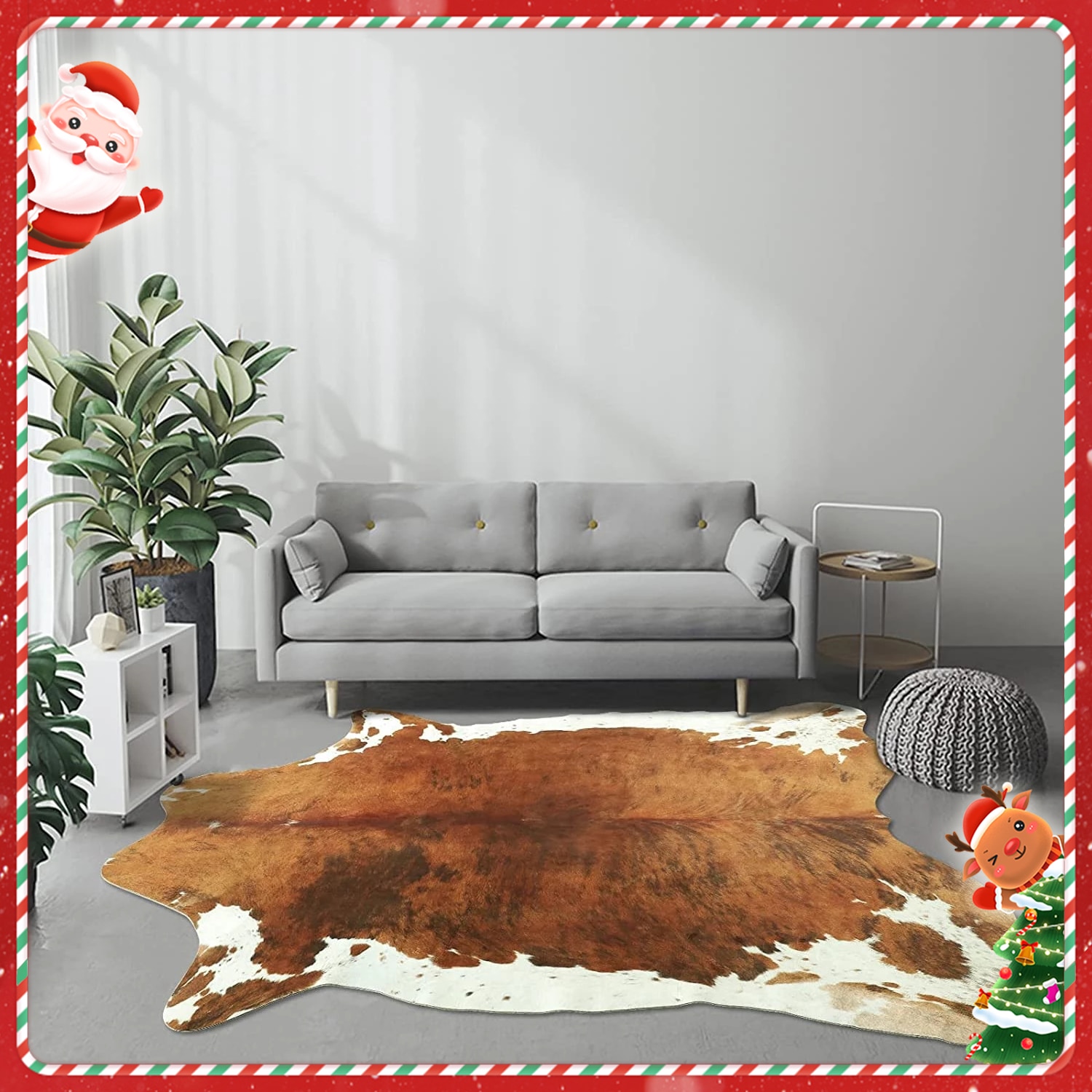 

Искусственный велюр ковёр faux cowhide rug