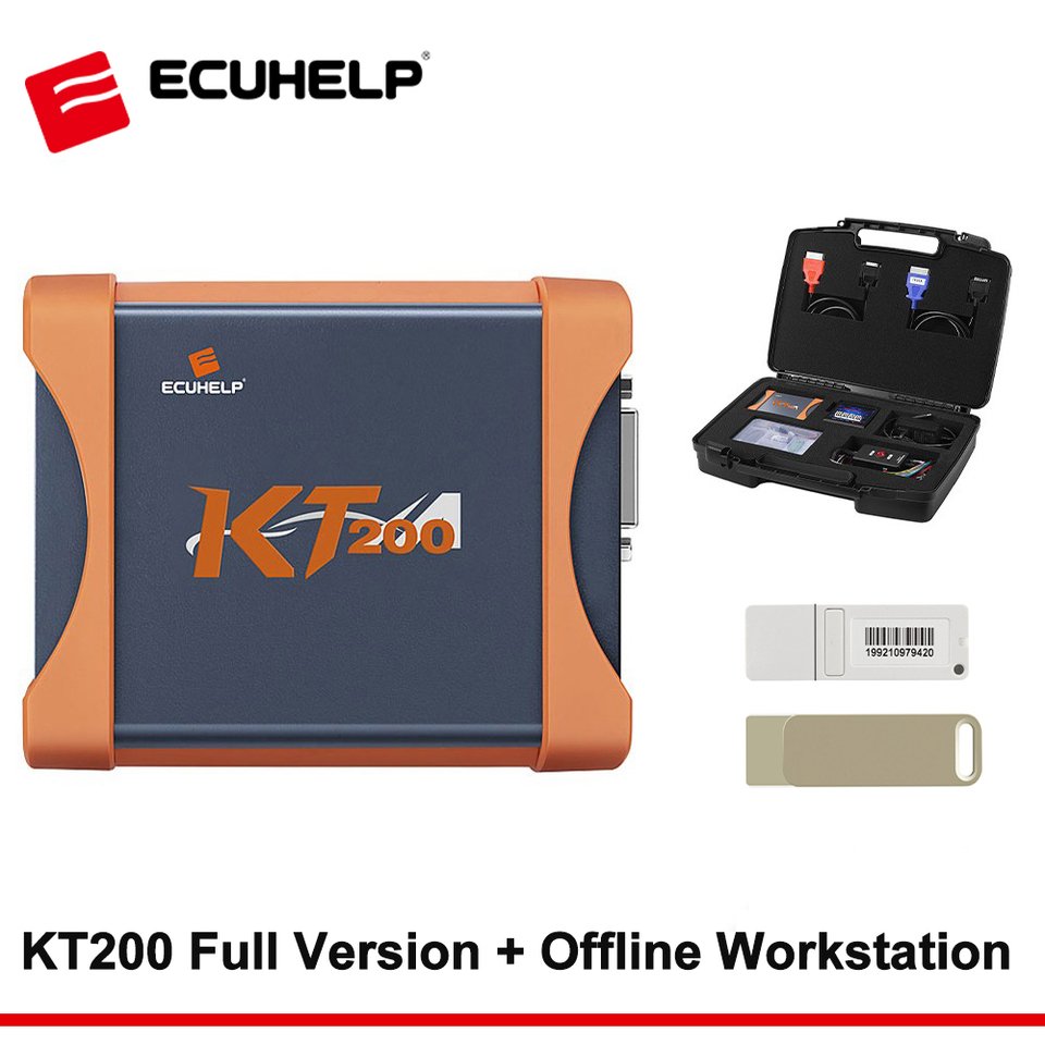 

ECU Программатор ECUHELP KT200, KT200 Master Version, чтение, запись автомобиля, грузовика через верстак OBD/on/in Boot Jtag в чемодане