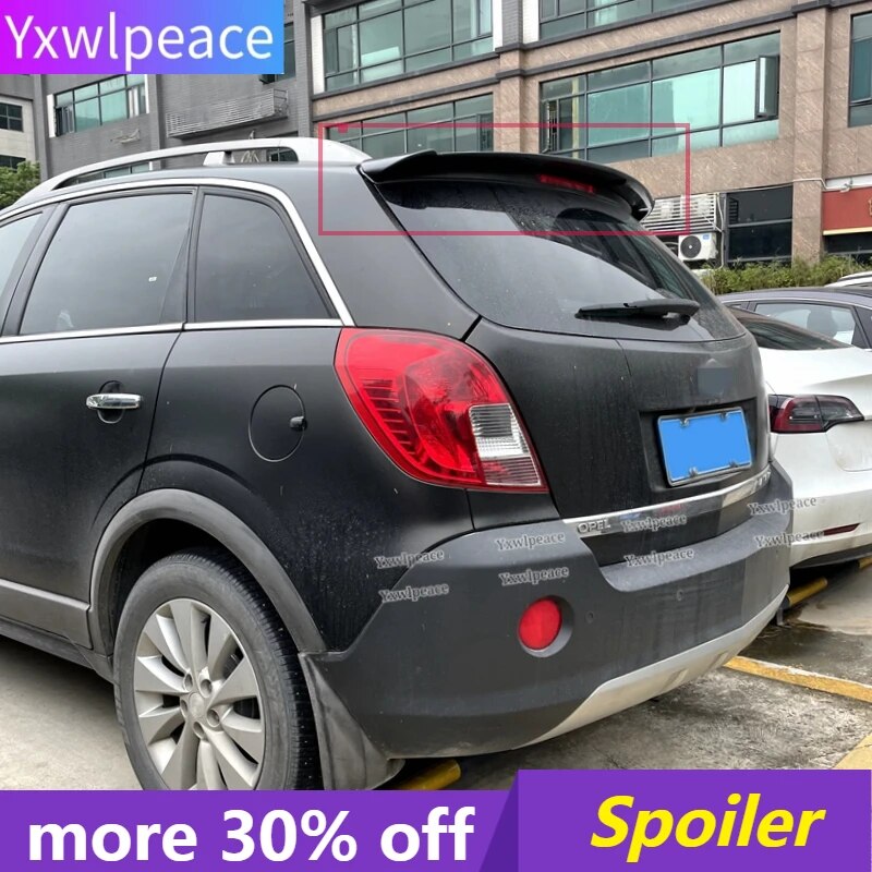 

Спойлер для Opel Antara 2008, 09, 10, 11, 12, 13, 2014, неокрашенный праймер из АБС-пластика, спойлер для крыла заднего крыши, Стайлинг автомобиля