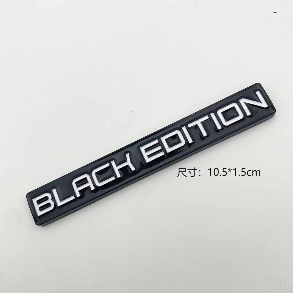 

100 шт. Black Edition автомобильная наклейка Металлические автомобильные значки, автомобильных наклеек. Металлическая наклейка на автомобиль