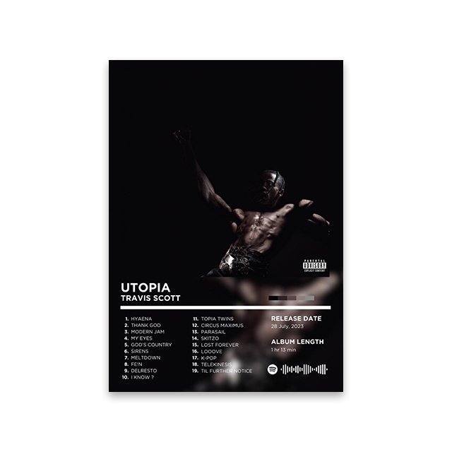 

Печать на холсте Rapper Album Cover