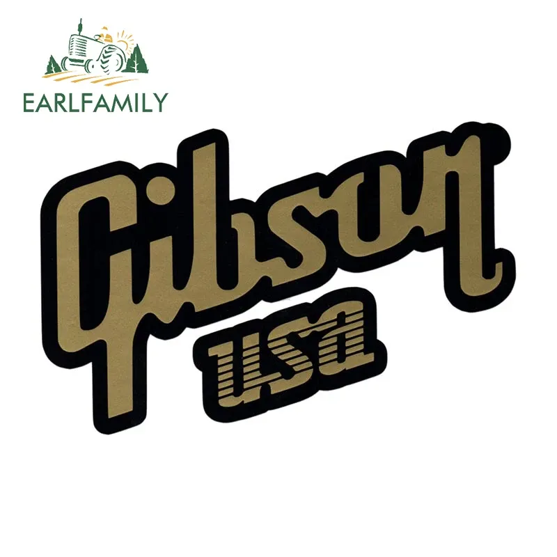 

EARLFAMILY 13 см X 8,6 см Gibson автомобильная наклейка мультяшные виниловые наклейки индивидуальный декор виниловая крышка светоотражающий бампер Windows Dress Up