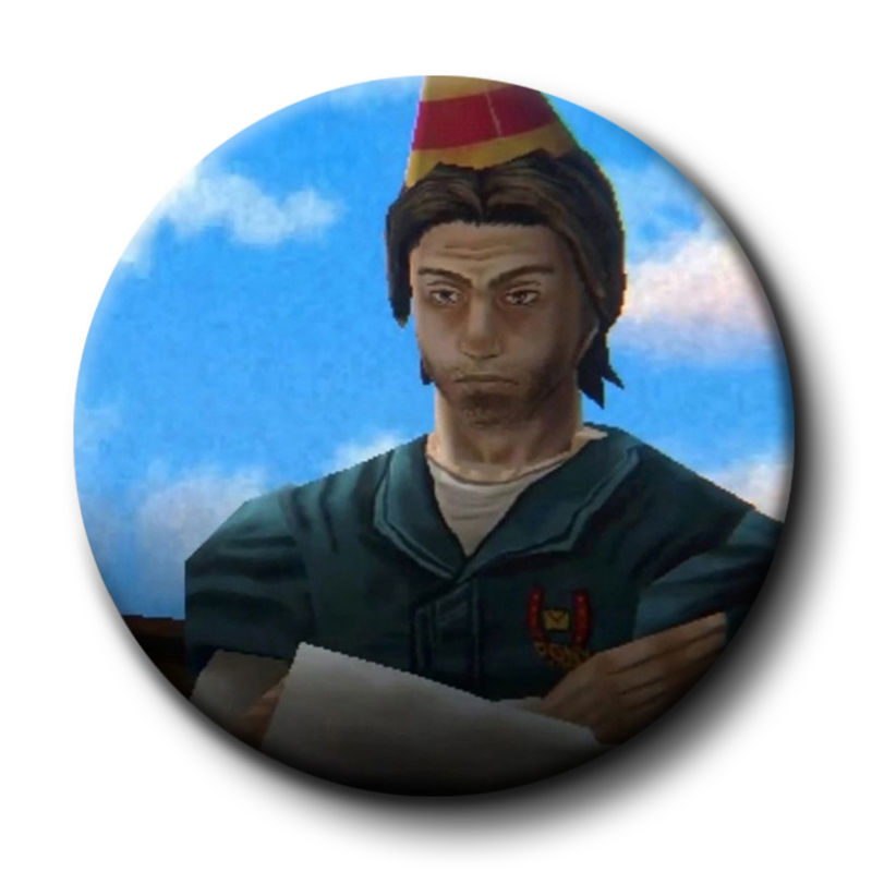 

Булавка с изображением ужасов Jimmy Curly Gamer