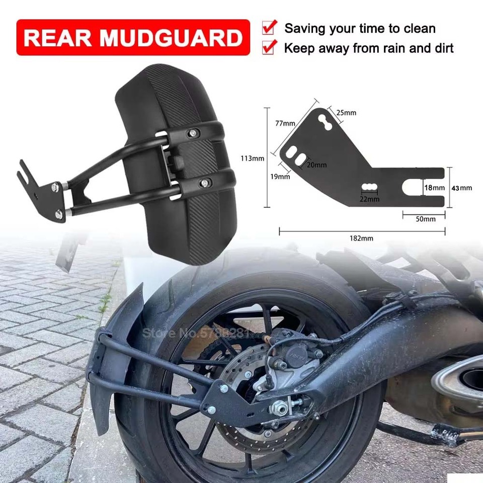 

MT-09 MT-07 брызговик мотоцикла заднее крыло для Yamaha Tracer 7 2021 FZ250 FZ6 XJR400 XJR1200 грязезащитный чехол
